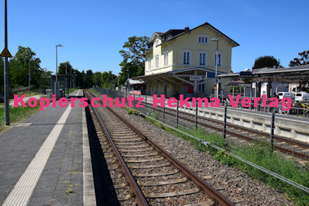 Eisenbahn Kandel (Pfalz) - Kandel Bahnhof - Bahnsteig