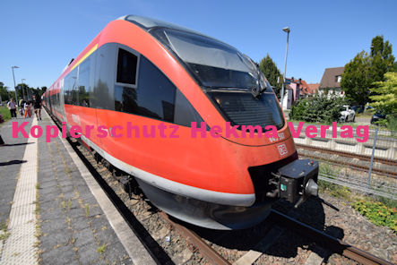Eisenbahn Kandel (Pfalz) - Kandel Bahnhof - RB 53 Wagen 643 507 Schaidt