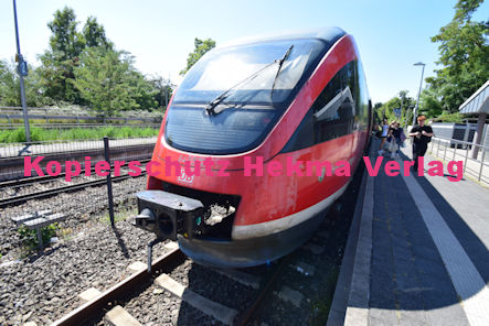 Eisenbahn Kandel (Pfalz) - Kandel Bahnhof - RB 53 Wagen 643 522 Theisbergstegen