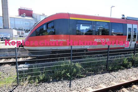 Eisenbahn Kandel (Pfalz) - Kandel Bahnhof - RB 53 Wagen 643 502 Schweighofen