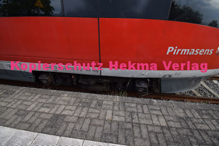 Kapellen-Drusweiler (Pfalz) Eisenbahn - Bahnhaltepunkt Kapellen-Drusweiler - RB 54 - 643 510 Pirmasens
