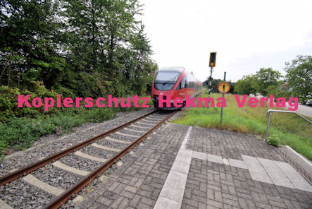 Kapellen-Drusweiler (Pfalz) Eisenbahn - Bahnhaltepunkt Kapellen-Drusweiler - Bahnsteig