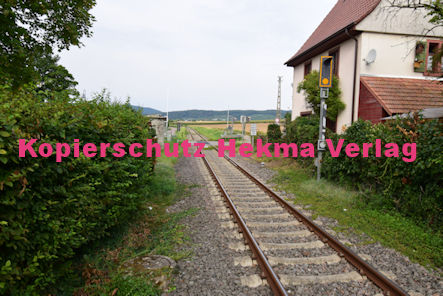 Kapellen-Drusweiler (Pfalz) Eisenbahn - Bahnhaltepunkt Kapellen-Drusweiler - Bahnhofsgebäude