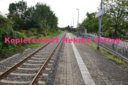 Kapellen-Drusweiler (Pfalz) Eisenbahn - Bahnhaltepunkt Kapellen-Drusweiler - Bahnsteig