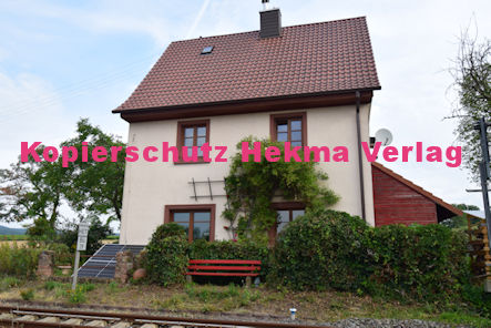 Kapellen-Drusweiler (Pfalz) Eisenbahn - Bahnhaltepunkt Kapellen-Drusweiler - Bahnhofsgebäude