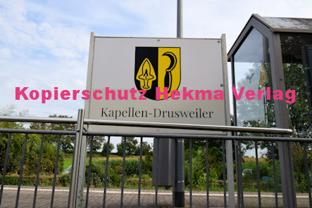 Kapellen-Drusweiler (Pfalz) Eisenbahn - Bahnhaltepunkt Kapellen-Drusweiler - Bahnsteig