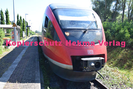 Kapsweyer (Pfalz) Eisenbahn - Bahnhaltepunkt Kapsweyer - RB 53 Wagen 643 018