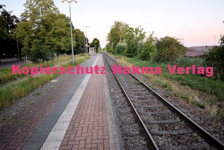 Maximiliansau Eisenbahn - Haltestelle Im Rüsten - Bahnhaltepunkt - Bahnsteig