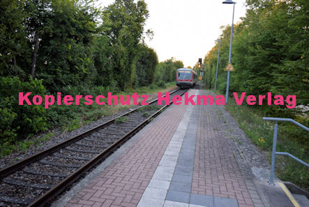 Maximiliansau Eisenbahn - Haltestelle Im Rüsten - Bahnhaltepunkt - Bahnsteig
