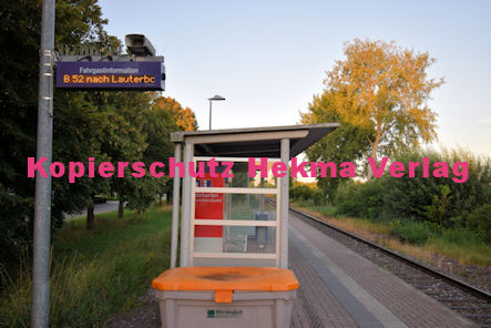 Maximiliansau Eisenbahn - Haltestelle Im Rüsten - Bahnhaltepunkt - Bahnsteig