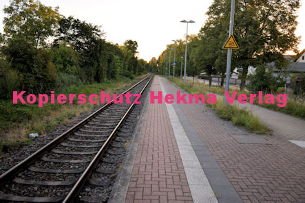 Maximiliansau Eisenbahn - Haltestelle Im Rüsten - Bahnhaltepunkt - Bahnsteig