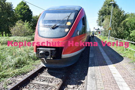 Steinfeld (Pfalz) Eisenbahn - Bahnhaltepunkt Steinfeld - RB 53 Wagen 643 518 Barbelroth