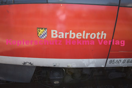 Steinfeld (Pfalz) Eisenbahn - Bahnhaltepunkt Steinfeld - RB 53 Wagen 643 518 Barbelroth