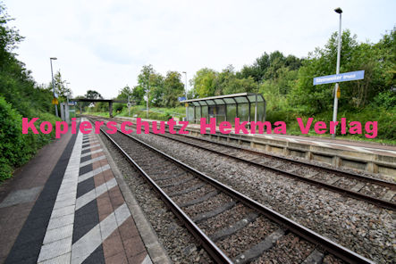 Steinweiler (Pfalz) Eisenbahn - Bahnhaltepunkt Steinweiler (Pfalz) - Bahnsteig