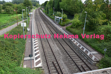 Steinweiler (Pfalz) Eisenbahn - Bahnhaltepunkt Steinweiler (Pfalz) - Bahnsteig