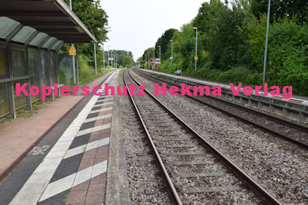 Steinweiler (Pfalz) Eisenbahn - Bahnhaltepunkt Steinweiler (Pfalz) - Bahnsteig