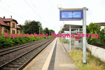 Jockgrim Eisenbahn - Bahnhof Jockgrim Bf - Bahnsteig