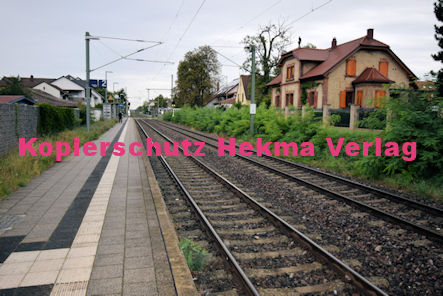 Jockgrim Eisenbahn - Bahnhof Jockgrim Bf - Bahnsteig