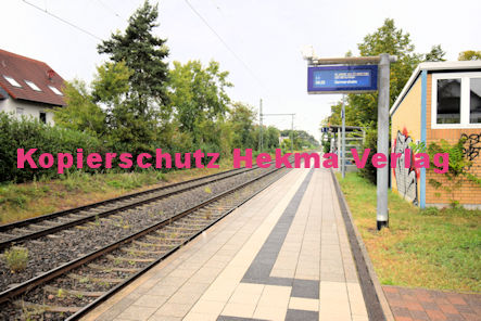 Jockgrim Eisenbahn - Bahnhof Jockgrim Bf - Bahnsteig
