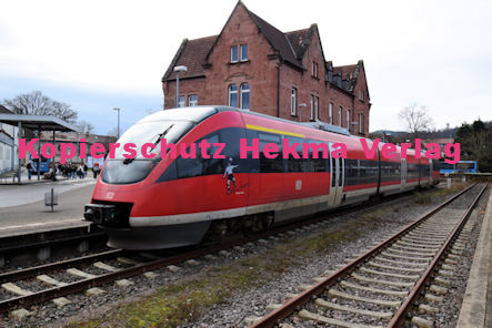 Bad Bergzabern (Pfalz) Eisenbahn - Bahnhof Bad Bergzabern - RB54 Zug 643 515 Ottmar Walter
