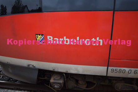 Kapsweyer (Pfalz) Eisenbahn - Bahnhaltepunkt Kapsweyer - RB53 Wagen 643 518 Wagen Barbelroth