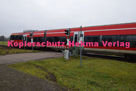 Kapsweyer (Pfalz) Eisenbahn - Bahnhaltepunkt Kapsweyer - RB53 Wagen 643 518 Wagen Barbelroth