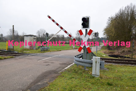 Kapsweyer (Pfalz) Eisenbahn - Kapsweyer - Bahnübergang Bahnhofstraße