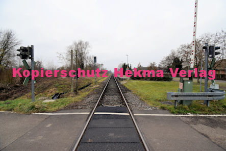 Kapsweyer (Pfalz) Eisenbahn - Kapsweyer - Bahnübergang Bahnhofstraße