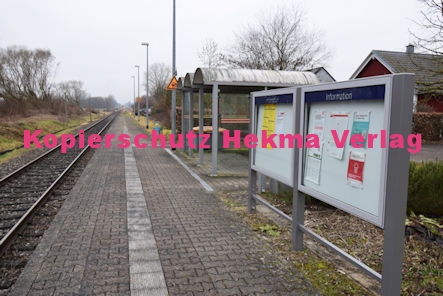 Kapsweyer (Pfalz) Eisenbahn - Bahnhaltepunkt Kapsweyer - Bahnsteig