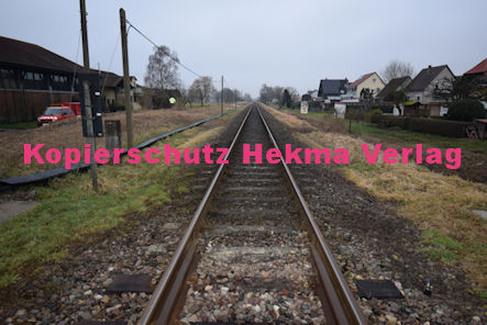 Steinfeld (Pfalz) Eisenbahn - Steinfeld - Bahnübergang Waldstraße/Gänsegasse