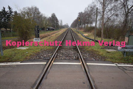 Steinfeld (Pfalz) Eisenbahn - Steinfeld - Bahnübergang Waldstraße/Gänsegasse