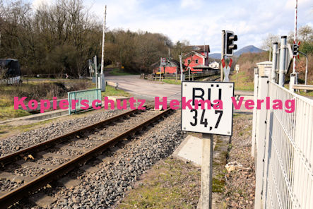 Albersweiler Eisenbahn - Albersweiler Bahnübergang 423 BÜ 34,791 Albersweiler - Hauptstraße