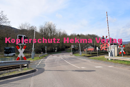 Albersweiler Eisenbahn - Albersweiler Bahnübergang 423 BÜ 34,791 Albersweiler - Hauptstraße
