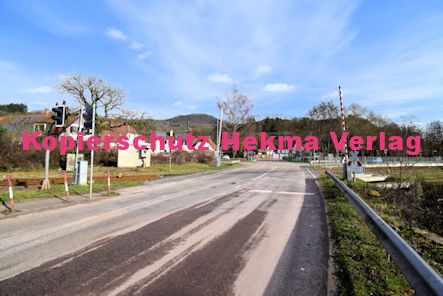 Albersweiler Eisenbahn - Albersweiler Bahnübergang 423 BÜ 34,791 Albersweiler - Hauptstraße