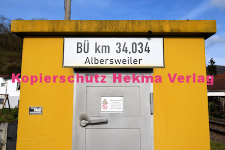 Albersweiler Eisenbahn - Albersweiler Bahnübergang BÜ 34,034 Albersweiler - Weinstraße
