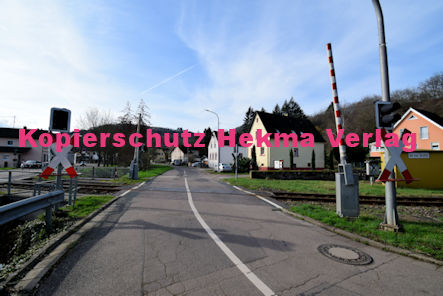 Albersweiler Eisenbahn - Albersweiler Bahnübergang BÜ 34,034 Albersweiler - Weinstraße