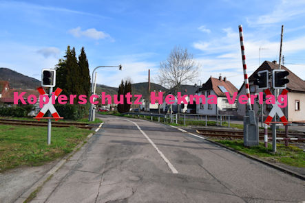 Albersweiler Eisenbahn - Albersweiler Bahnübergang BÜ 34,034 Albersweiler - Weinstraße