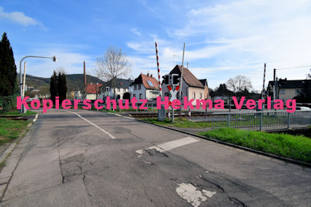 Albersweiler Eisenbahn - Albersweiler Bahnübergang BÜ 34,034 Albersweiler - Weinstraße