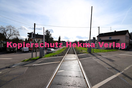 Albersweiler Eisenbahn - Albersweiler Bahnübergang BÜ 34,034 Albersweiler - Weinstraße