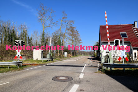 Barbelroth (Pfalz) Eisenbahn - Barbelroth Bahnübergang BÜ 4,8 - Hauptstr./L544