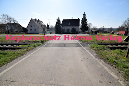 Barbelroth (Pfalz) Eisenbahn - Barbelroth Bahnübergang 1337 - Friedhofstr./Friedhof