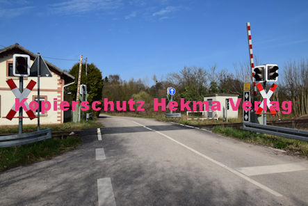 Berg Pfalz Eisenbahn - Berg Bahnübergang - Ziegelackerweg - Bü 60,4