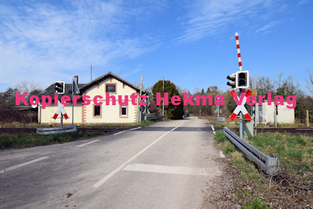 Berg Pfalz Eisenbahn - Berg Bahnübergang - Ziegelackerweg - Bü 60,4