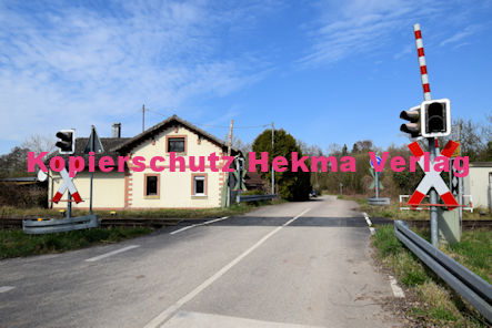 Berg Pfalz Eisenbahn - Berg Bahnübergang - Ziegelackerweg - Bü 60,4