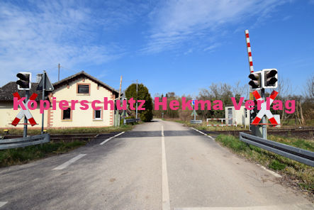 Berg Pfalz Eisenbahn - Berg Bahnübergang - Ziegelackerweg - Bü 60,4