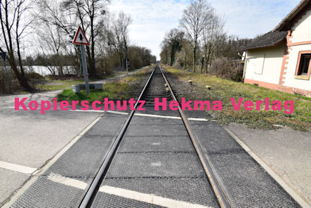 Berg Pfalz Eisenbahn - Berg Bahnübergang - Ziegelackerweg - Bü 60,4