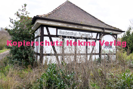 Bundenthal-Rumbach - Wieslauterbahn - Bundenthal-Rumbach Endbahnhof - Bahnhofsgebäude