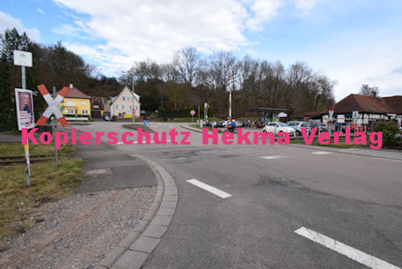 Busenberg-Schindhard - Wieslauterbahn - Bahnübergang Bü 359 Industriestraße