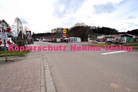 Busenberg-Schindhard - Wieslauterbahn - Bahnübergang Bü 359 Industriestraße