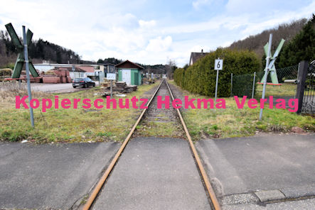 Busenberg-Schindhard - Wieslauterbahn - Bahnübergang Bü 359 Industriestraße